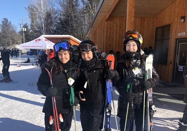 Students at Ski trip